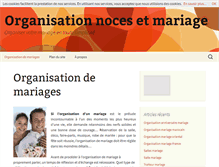 Tablet Screenshot of organisation-noces-et-mariage.com
